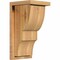 Ekena Millwork Ridgewood Rough Sawn Corbel w/Backplate, Western Red Cedar, 8"W x 8"D x 16"H COR08X08X16RID01RWR - alternate 1